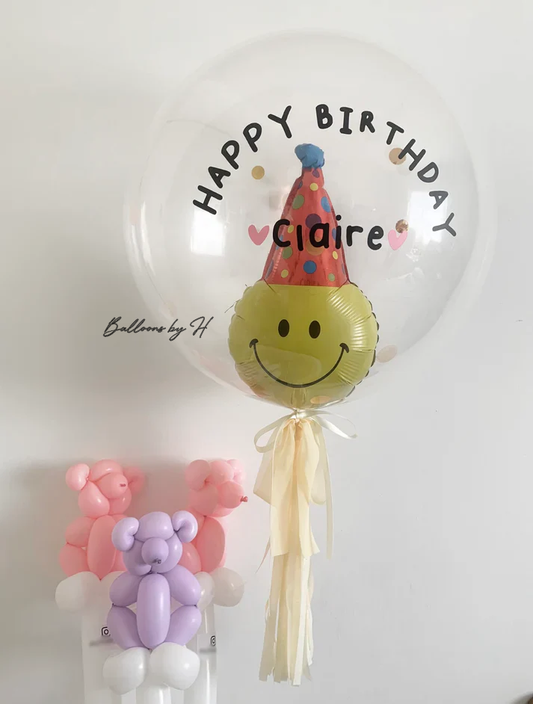 Party Hat Smiley in a Bubble