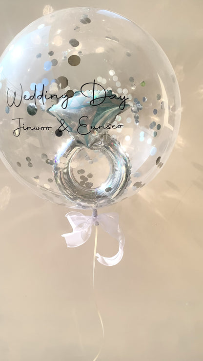 Silver Ring in a Bubble