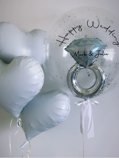 Silver Ring in a Bubble